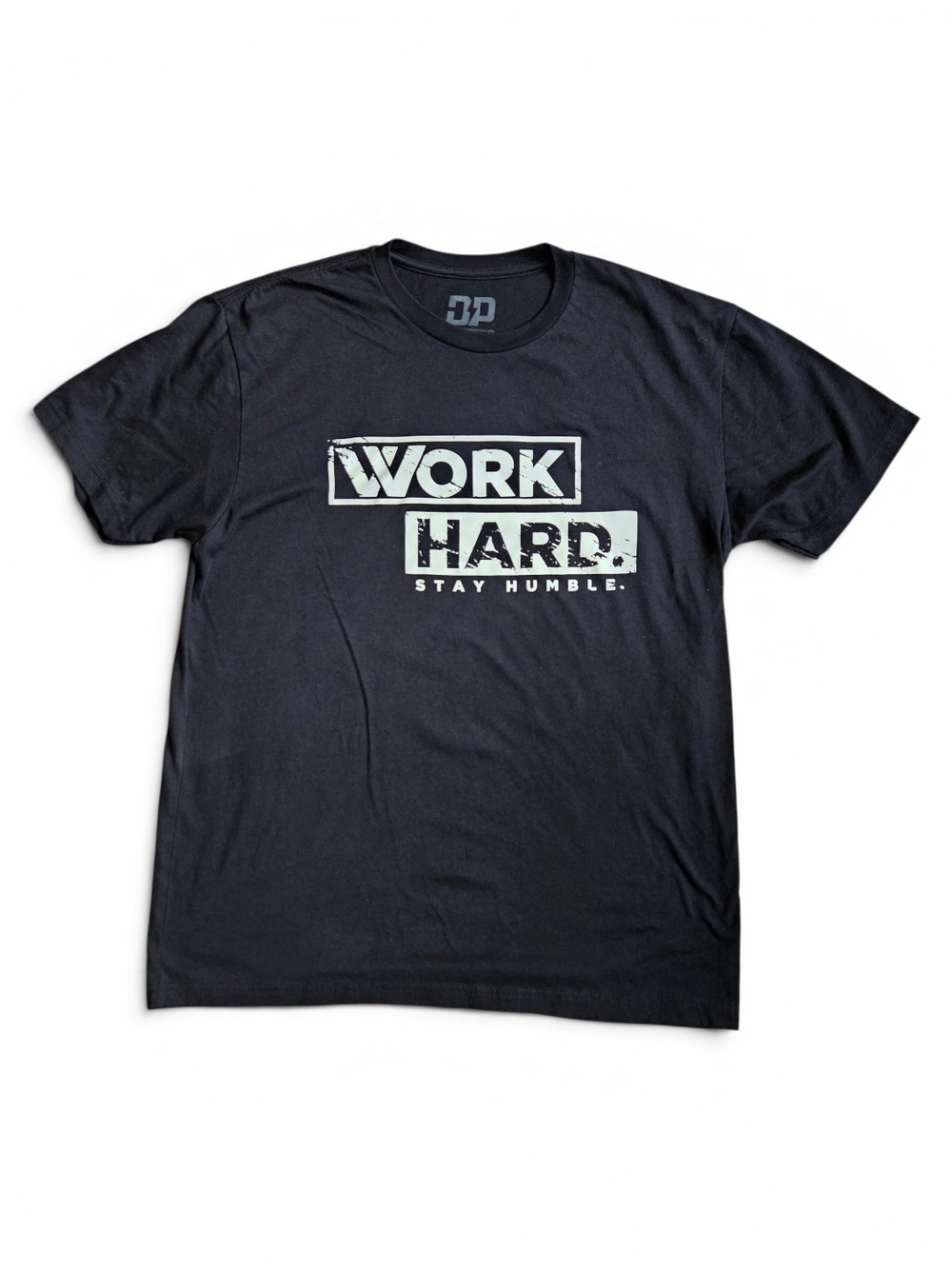 Diesel Power Gear Size L Unisex Black Work Hard Stay Humble Graphic Tee
